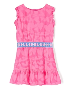 Платье с короткими рукавами и принтом, розовый Billieblush