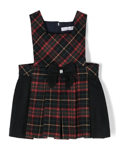 Платье миди в клетку тартан с бантом, красный Patachou