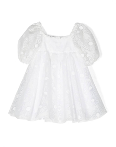 Платье с цветочным кружевом, белый Tartine et chocolat