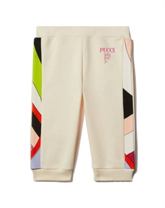Спортивные брюки с принтом Iride, белый Pucci junior