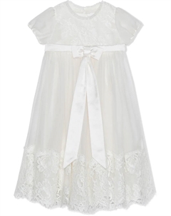 Кружевное платье А-силуэта, белый Dolce & gabbana kids