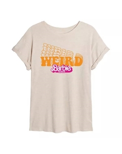 Футболка оверсайз с принтом из фильма для подростков, бежевый Barbie