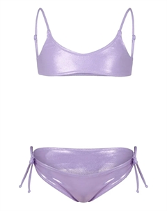 Бикини с эффектом металлик, фиолетовый Mc2 saint barth kids