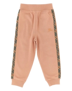 Брюки Jackson Check Tape, розовый Burberry kids