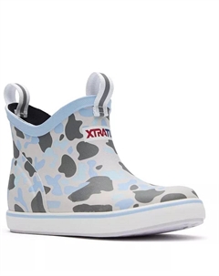 Большие детские ботинки на шнуровке Deck Boot, серый Xtratuf