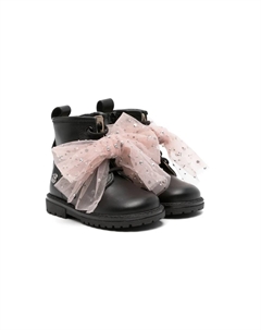 Ботинки с бантом, черный Florens