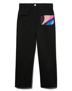 Прямые брюки, черный Pucci junior