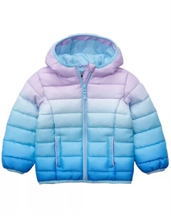 Детская легкая пуховая куртка для девочек 2T-4T, синий Rokka&rolla