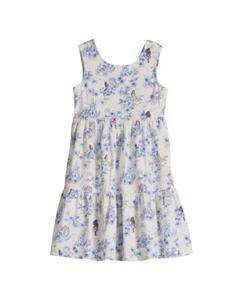 Детское платье с бантом и ярусами Disney "Лило и Стич" от Jumping Beans для девочек, цвет princess ivory Disney jumping beans