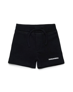 Шорты с логотипом, черный Dsquared2 kids