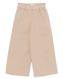 Габардиновые брюки широкого кроя, коричневый Il gufo