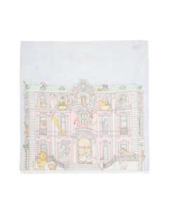 Пуховик Mansion из органического хлопка, синий Atelier choux