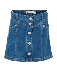 Джинсовая юбка на пуговицах спереди, синий Levi's kids