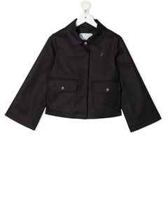 Куртка с длинными рукавами и логотипом, синий Herno kids