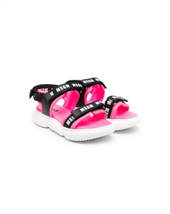 Массивные сандалии с логотипом, черный Msgm kids