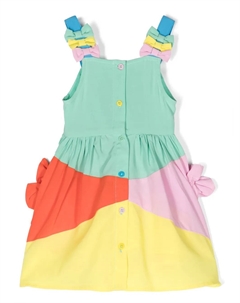 Платье-рубашка с бантом, зеленый Stella mccartney kids