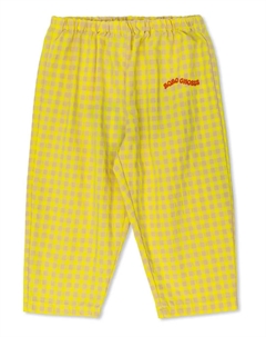 Брюки в клетку, желтый Bobo choses