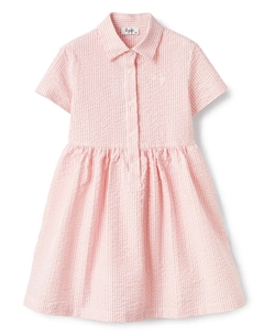 Платье мини в полоску, розовый Il gufo