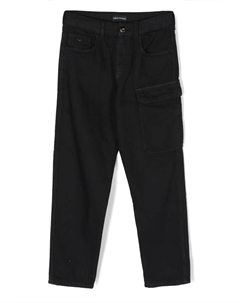 Зауженные брюки, синий Emporio armani kids