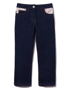 Брюки с отделкой Marmo, синий Pucci junior