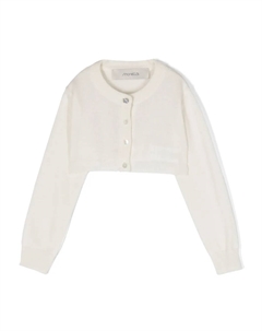 Укороченный кашемировый кардиган, нейтральный Simonetta