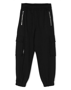 Спортивные брюки с карманами карго, черный Balmain kids