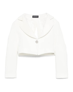 Пиджак с вырезами, белый Monnalisa
