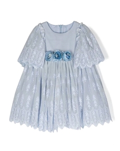 Кружевное платье с аппликацией, синий Patachou