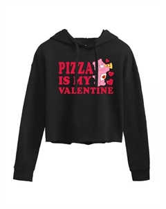 Детская худи с капюшоном Care Bears Pizza is my Valentine, черный Licensed character