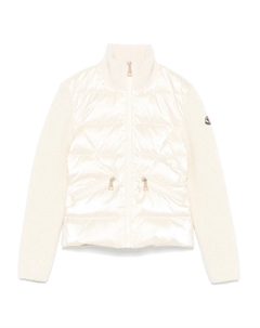 Кардиган со вставками, нейтральный Moncler enfant