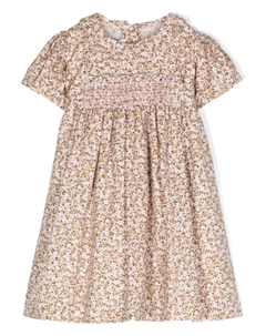 Жаккардовое платье с поясом, розовый Siola