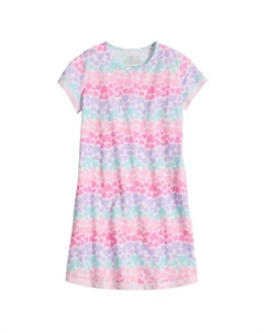 Адаптивная ночная рубашка для девочек 4-12 лет, цвет hearts Cuddl duds