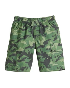 Шорты-карго для мальчиков 4-12 лет, цвет green camo print Jumping beans