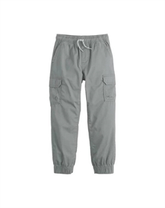 Спортивные брюки-карго из твила для мальчиков 4-12 лет, серый Jumping beans
