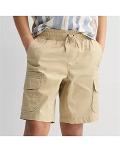 Шорты карго с поясом на резинке для мальчиков 8-20 лет, обычные и свободные, хаки Sonoma goods for life