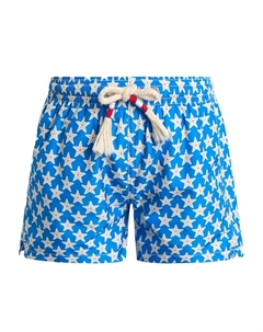 Плавки-шорты с принтом, синий Mc2 saint barth kids