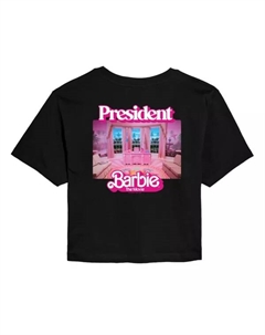 Футболка с графическим принтом президента фильма «Молодёжка», черный Barbie