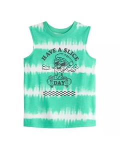 Майка для мальчиков 4-12 лет, цвет teal have a slice Jumping beans