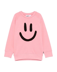 Толстовка со смайликом, розовый Molo