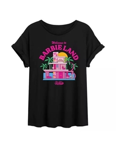 Футболка с принтом "The Movie Land" для подростков, черный Barbie