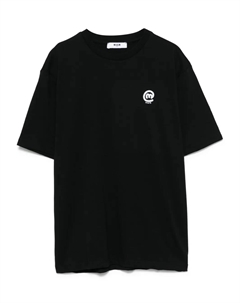 Футболка с логотипом, черный Msgm kids