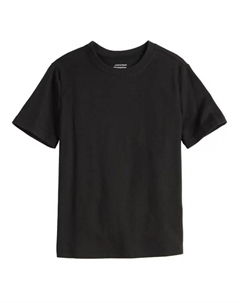 Мальчиковая футболка с коротким рукавом Essential Texture, 4-12 лет, черный Jumping beans