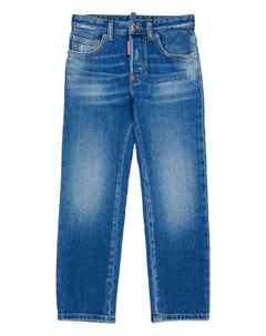 Джинсы средней посадки, синий Dsquared2 kids