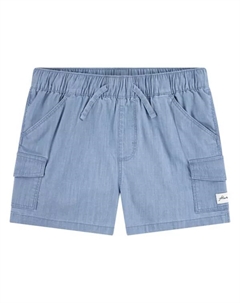 Тканые шорты-карго для девочек 7-16 лет, цвет chambray Hurley