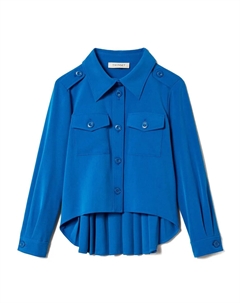 Фланелевая рубашка с длинными рукавами, синий Twin-set kids