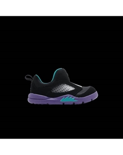 Кроссовки  5 Retro Little Flex TD 'Black Grape', черный Air jordan