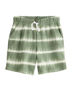 Шорты из французского трикотажа для мальчиков 4-12 лет, цвет ivory olive short Jumping beans