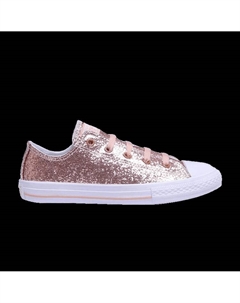 Кроссовки Chuck Taylor All Star Low GS 'Dusk Pink Glitter', розовый Converse