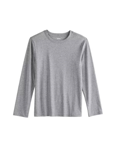 Мальчиковая повседневная футболка с длинным рукавом 8-20, цвет iron ore Sonoma goods for life