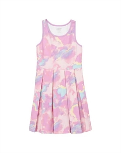 Спортивное платье-майка для девочек 8-16 лет, цвет pink marble Lands' end